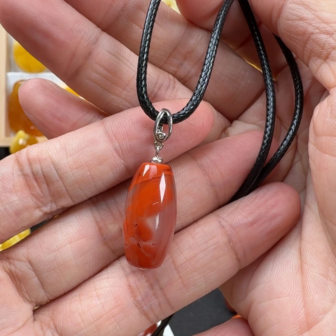 南红玛瑙未镶嵌颈饰南红