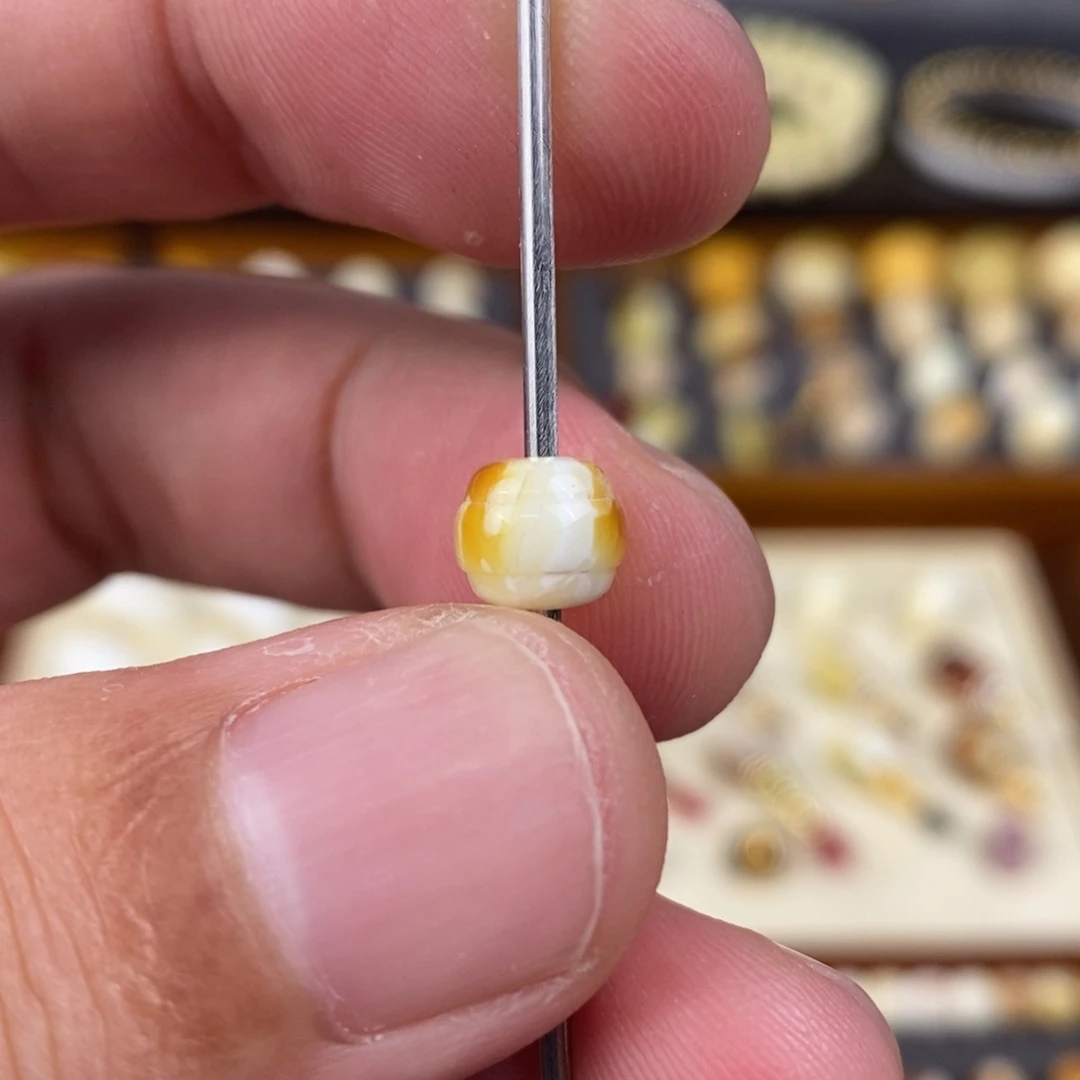 未镶嵌蜜蜡裸石配饰线束尺寸7.5