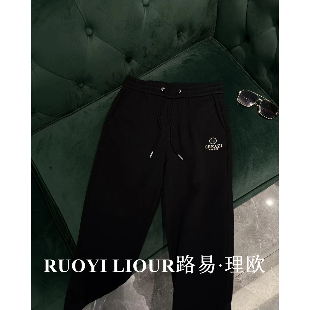 【路易理欧】欧货时尚潮流商务纯色修身冬季百搭休闲裤8200-1