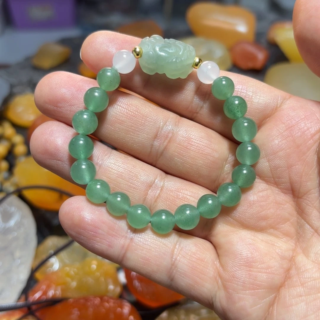 石英质玉手串未镶嵌炉*