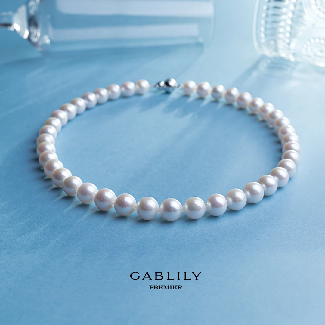 天使之泪淡水珈白丽S925银珍珠项链9-11mm经典 百搭款【小乔推荐】