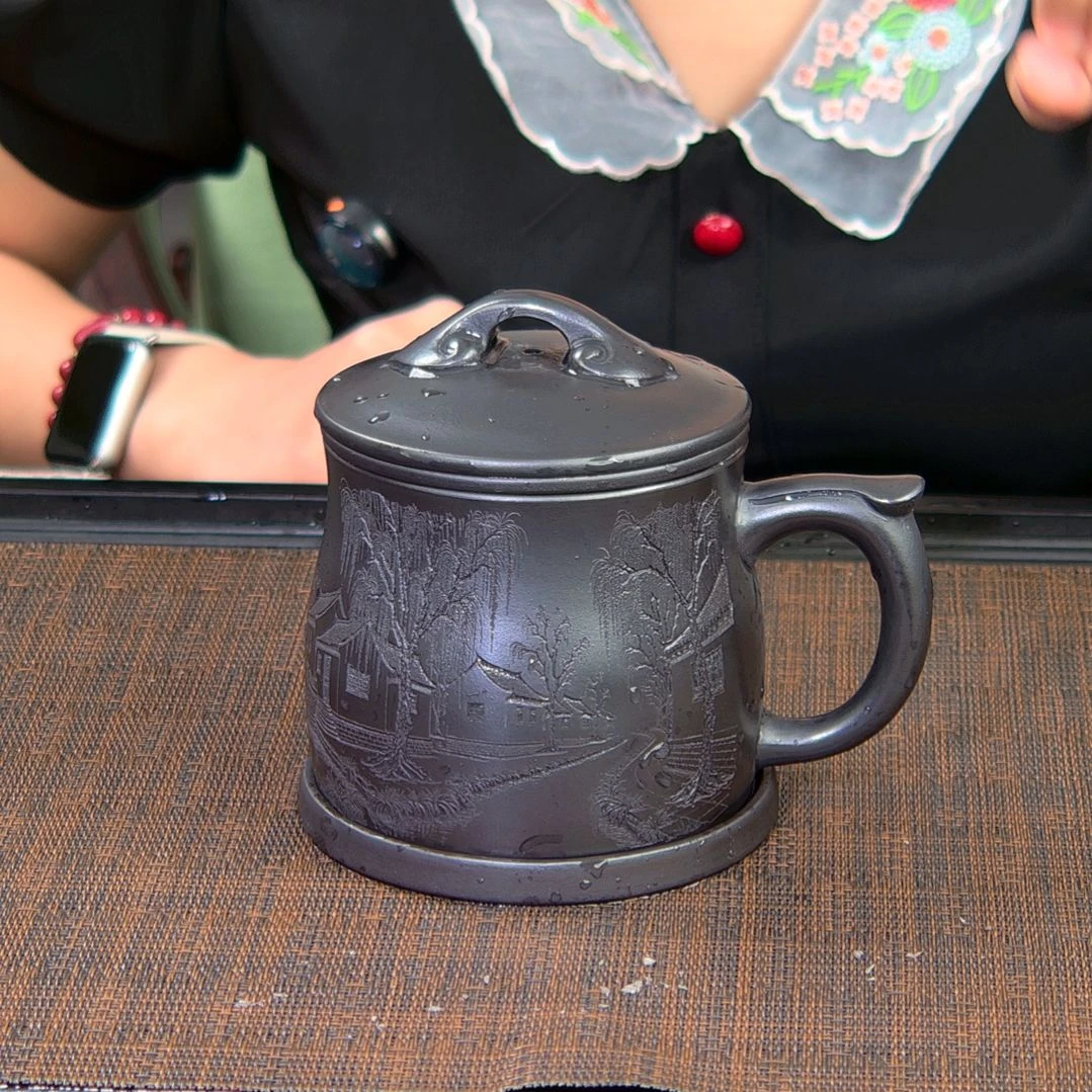 茶杯紫砂高货放漏