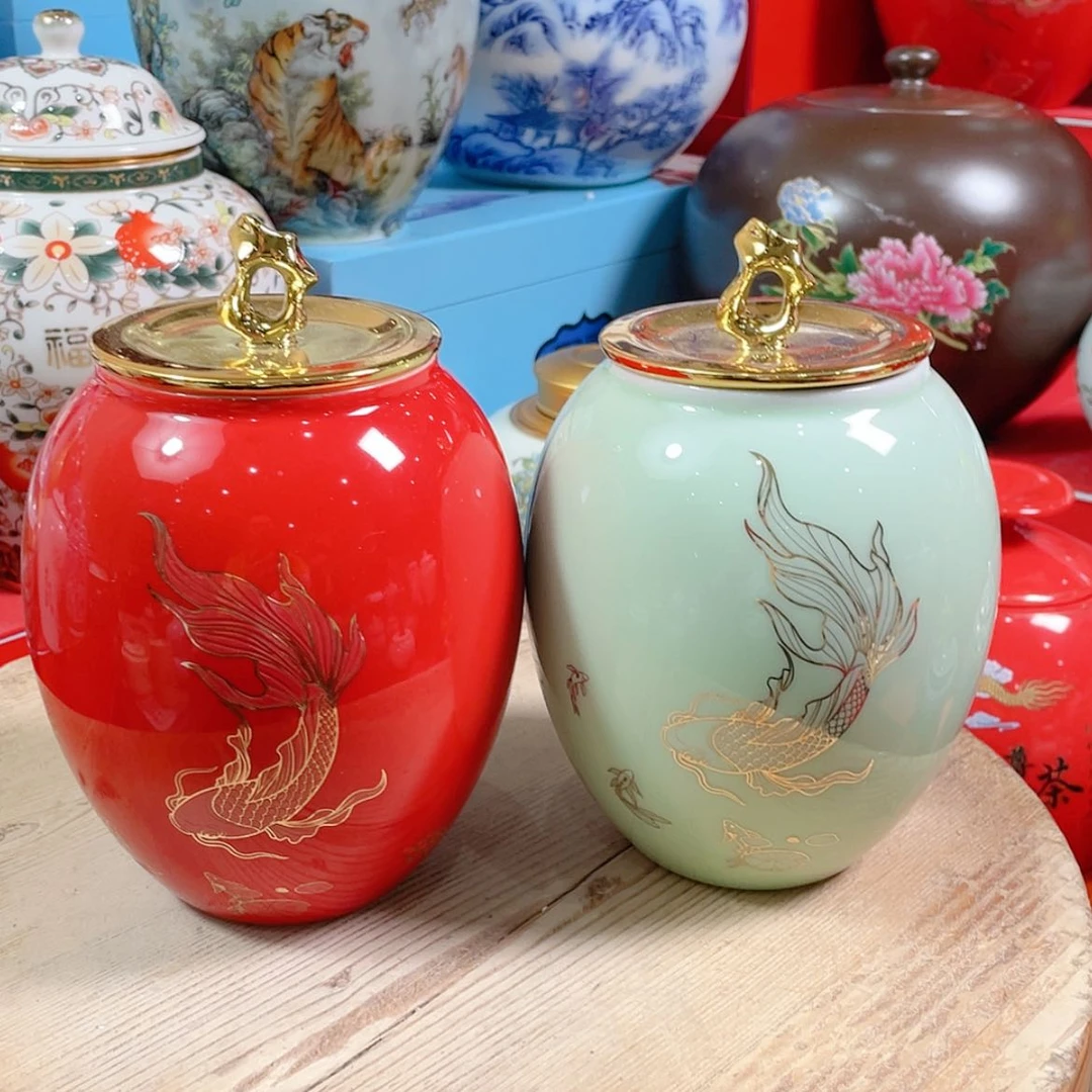 【闪购商品】罐陶瓷茶叶罐密封罐