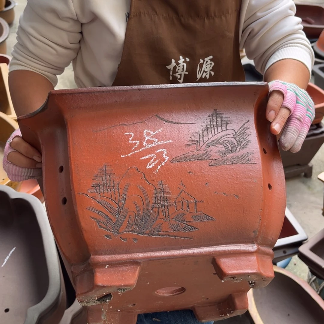 紫砂花盆盆景艺术