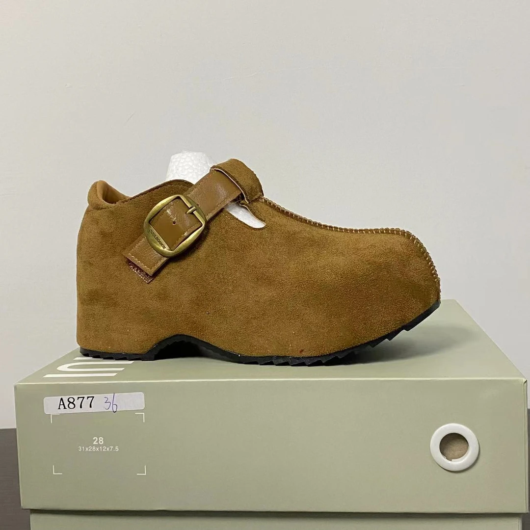 【清仓】2025小个子厚底平增高百搭女鞋A877