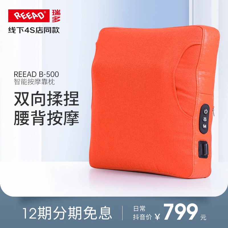 瑞多按摩抱枕多功能按摩器车载家用颈椎背部便携式按摩仪送父母