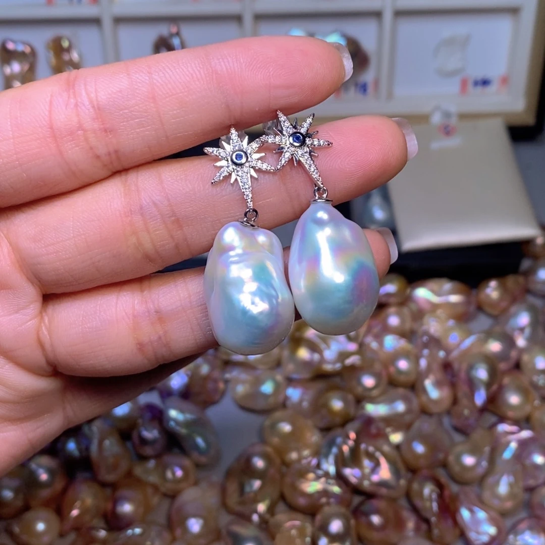 【闪购商品】淡水珍珠耳饰未镶嵌