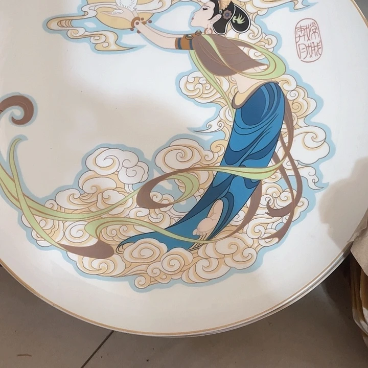 瓷片王*瑞飞天一套31，库存微瑕