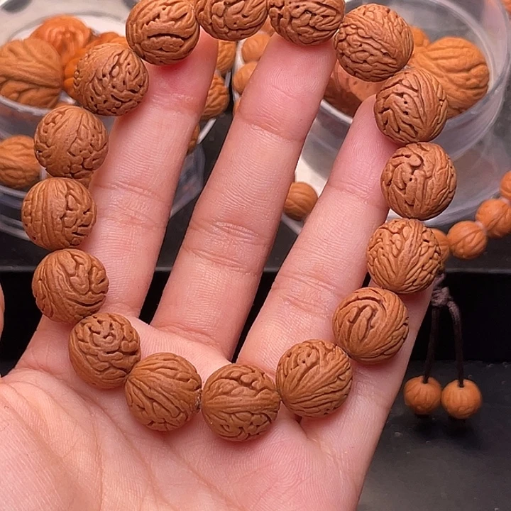 手串桃核绣球手串1.4