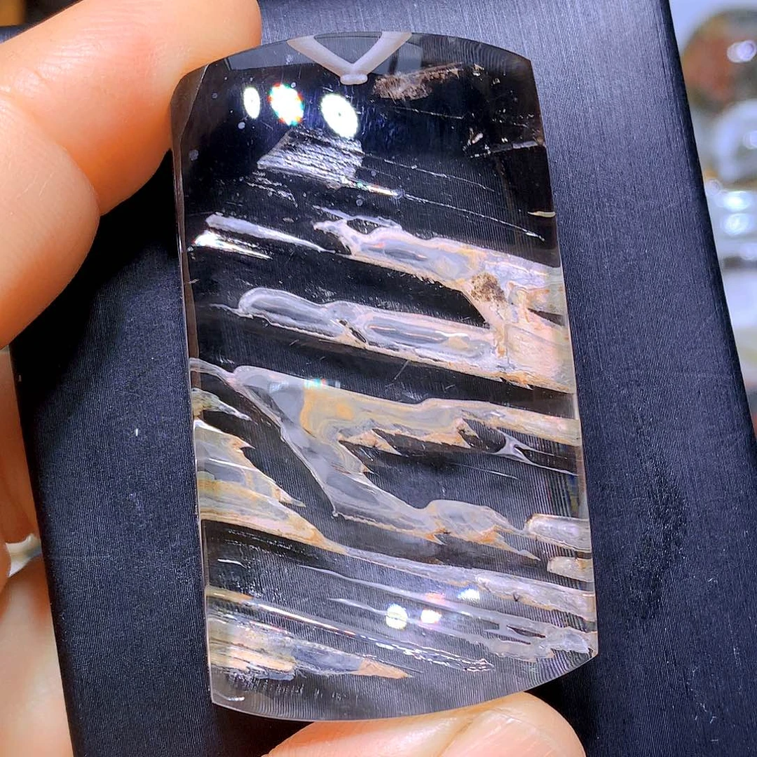 吊坠未镶嵌水晶天然水晶