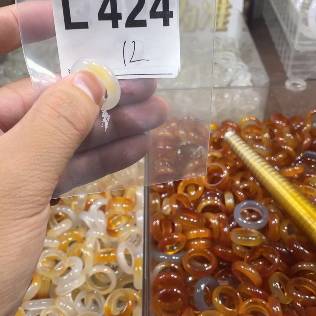 未镶嵌戒指玛瑙/玉髓424