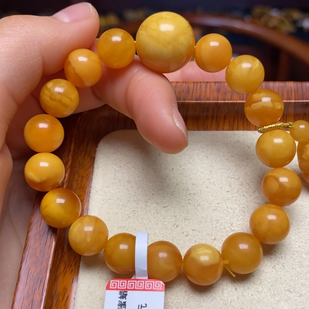 【闪购商品】蜜蜡手链未镶嵌手串