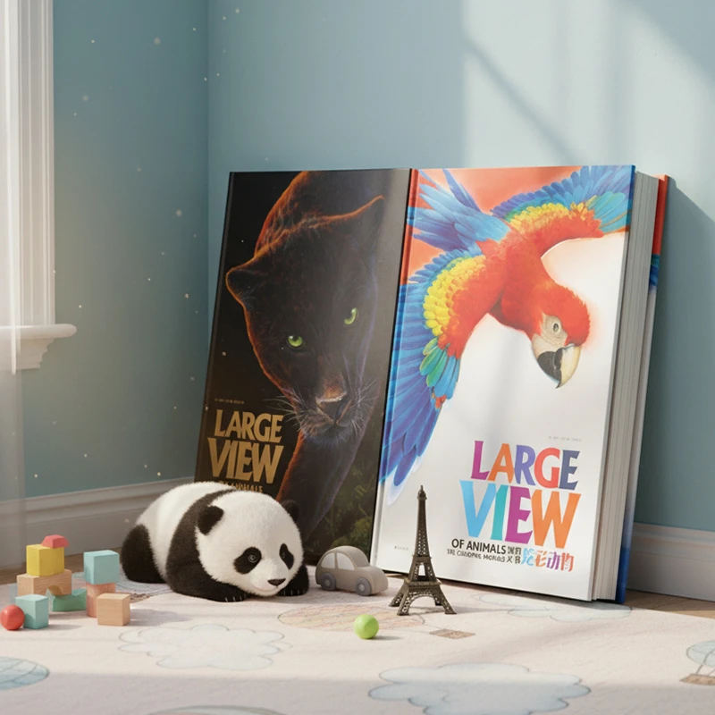动物大书地板大绘本翻翻全新炫彩早教启蒙0-3岁幼儿园书籍双十一