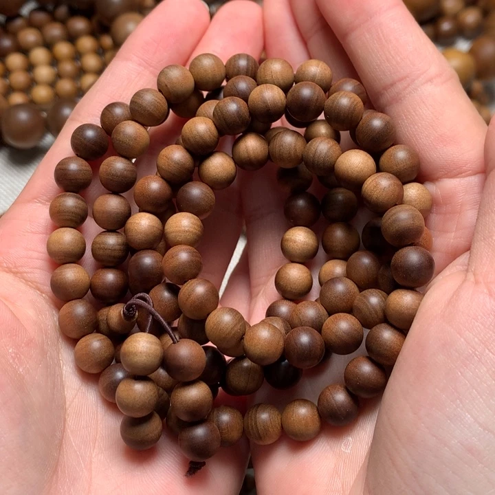 檀香木手串/手链云**步横纹08