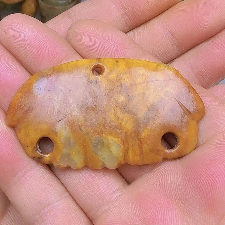 和田玉吊坠(不含链)未镶嵌