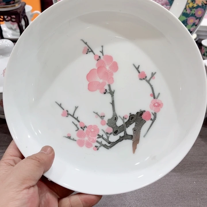 壶釉下五彩的瓷器和瓷器