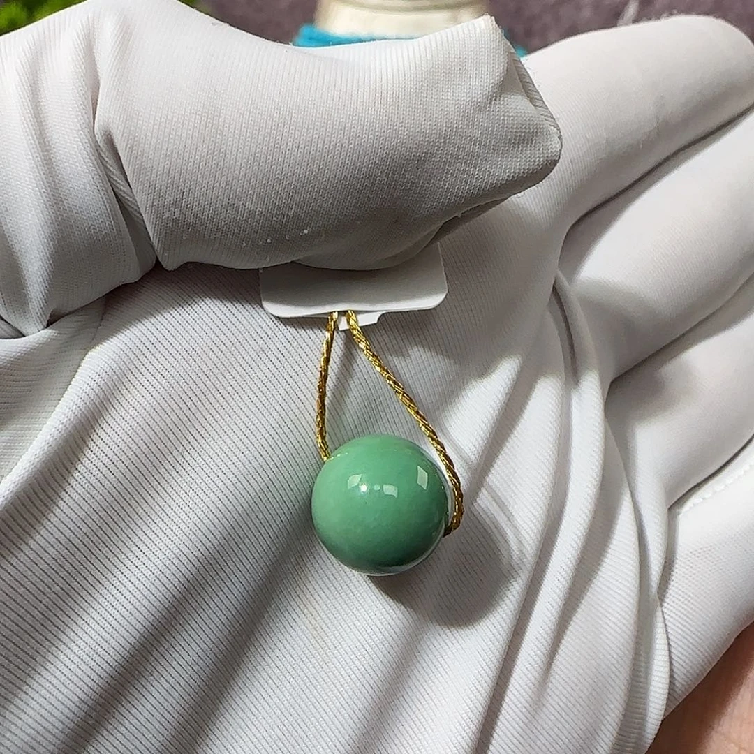 绿松石未镶嵌10mm➕单珠