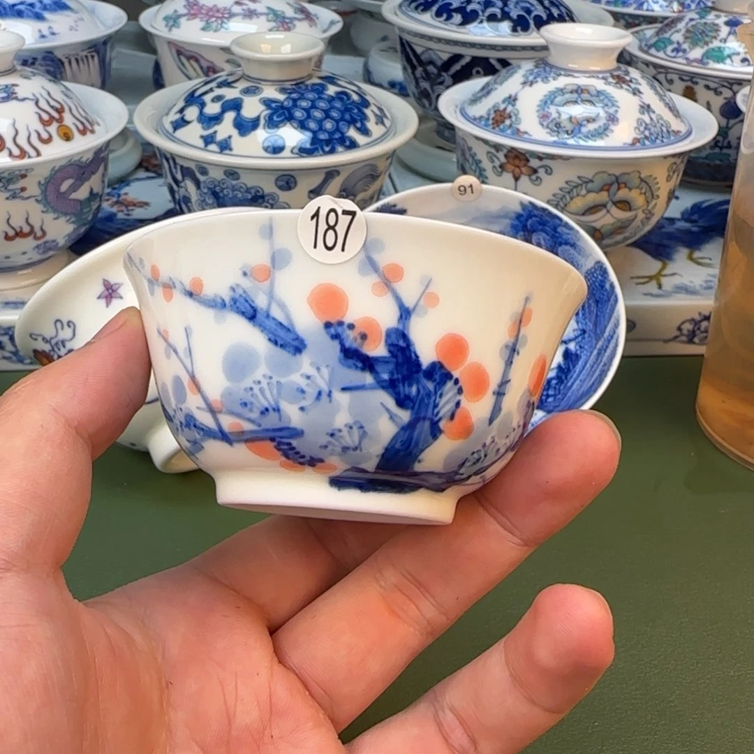 彦祖纯手工手绘茶具187