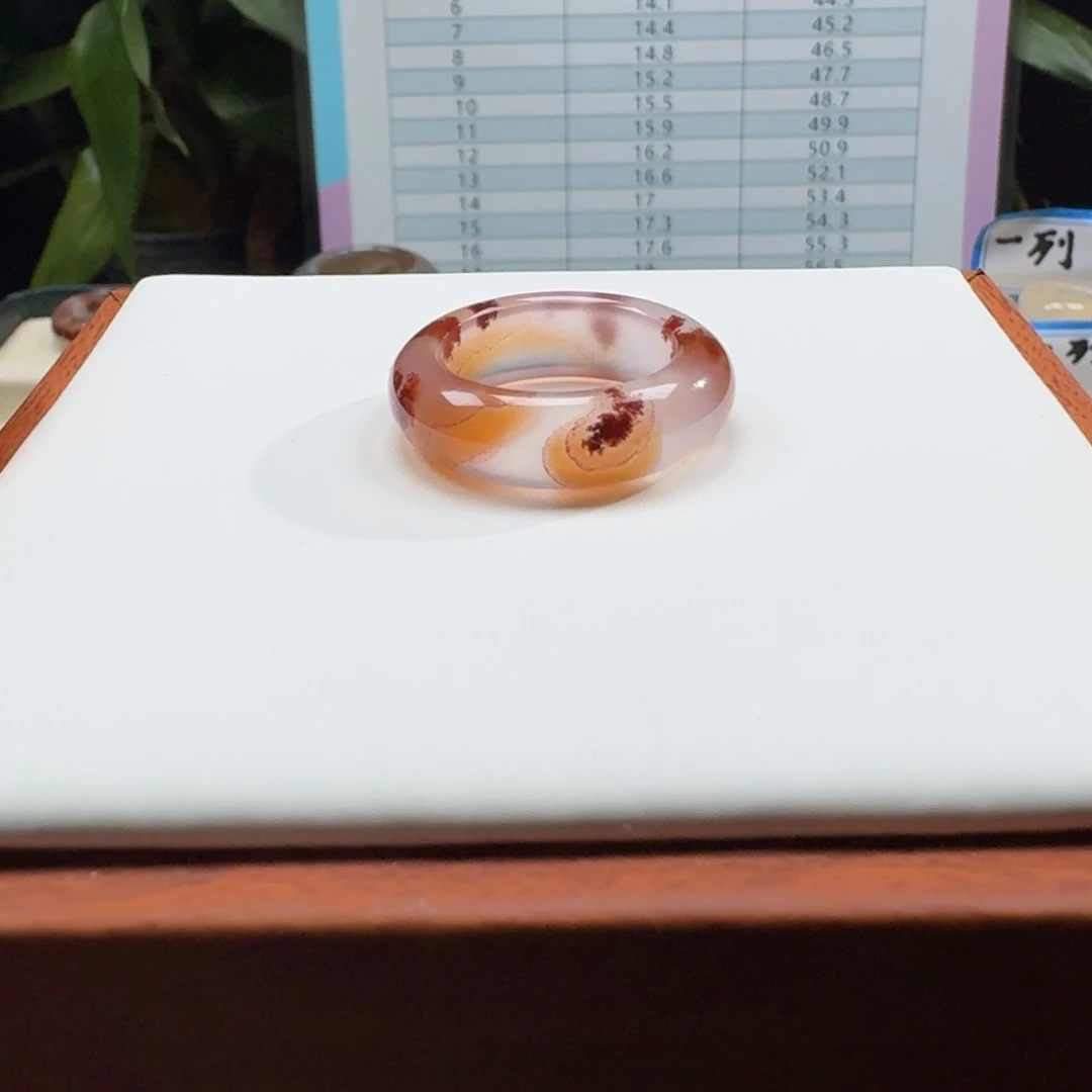 玛瑙/玉髓未镶嵌戒指Z18.2港17