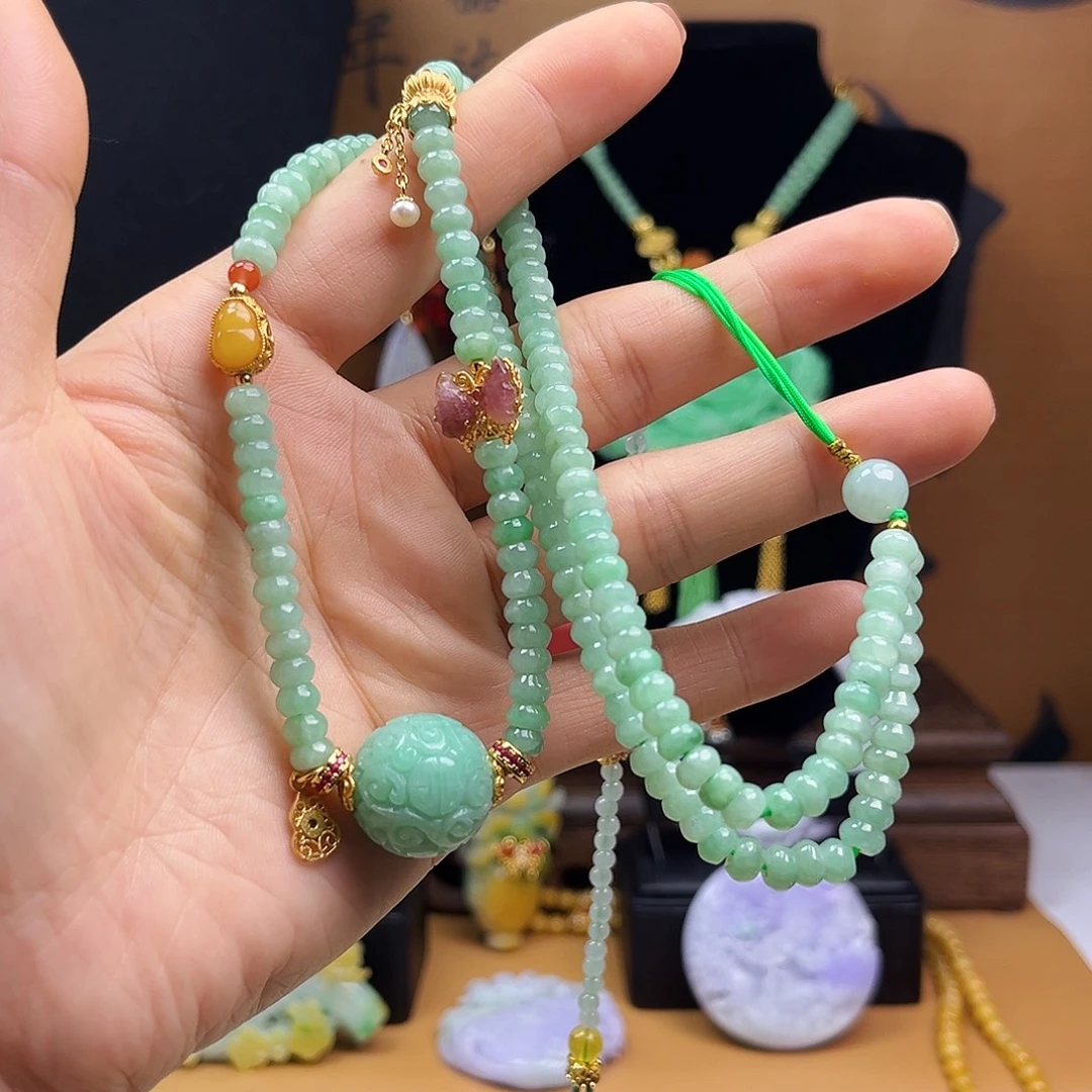 翡翠未镶嵌颈饰天然翡翠