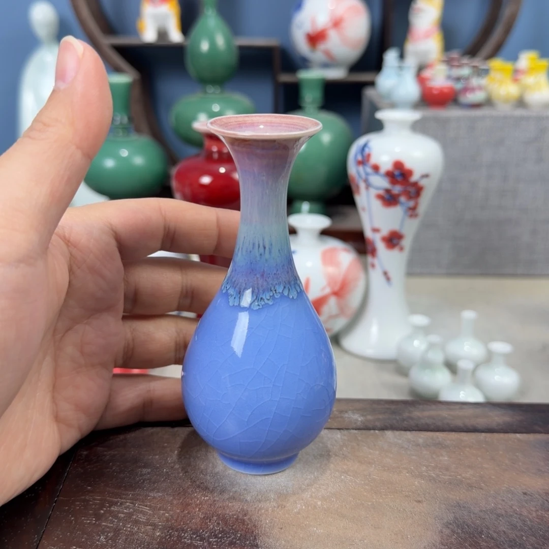 陶瓷手工小花器摆件