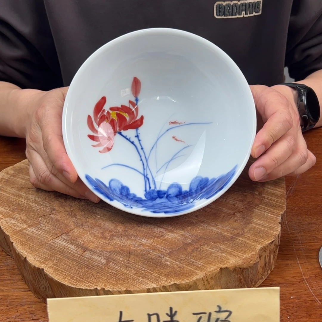 瓷片景德镇陶瓷手工手绘制作