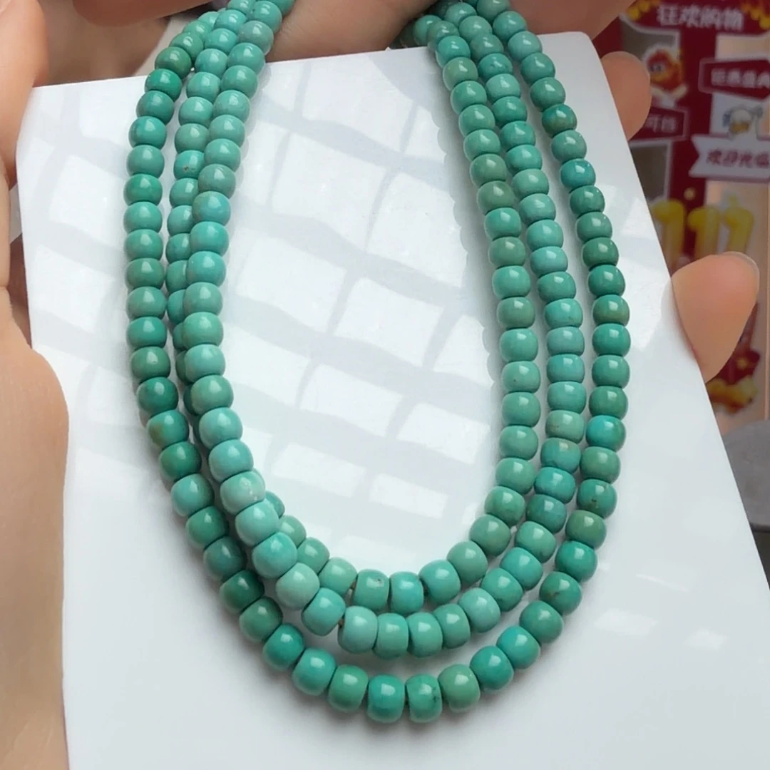 绿松石18K金镶嵌颈饰