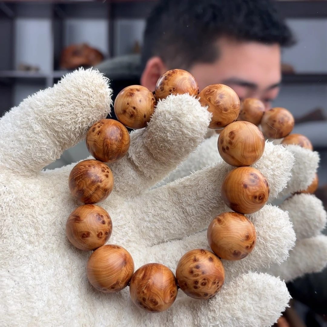 一***牛手串/手链柏木（崖柏）20瘤花