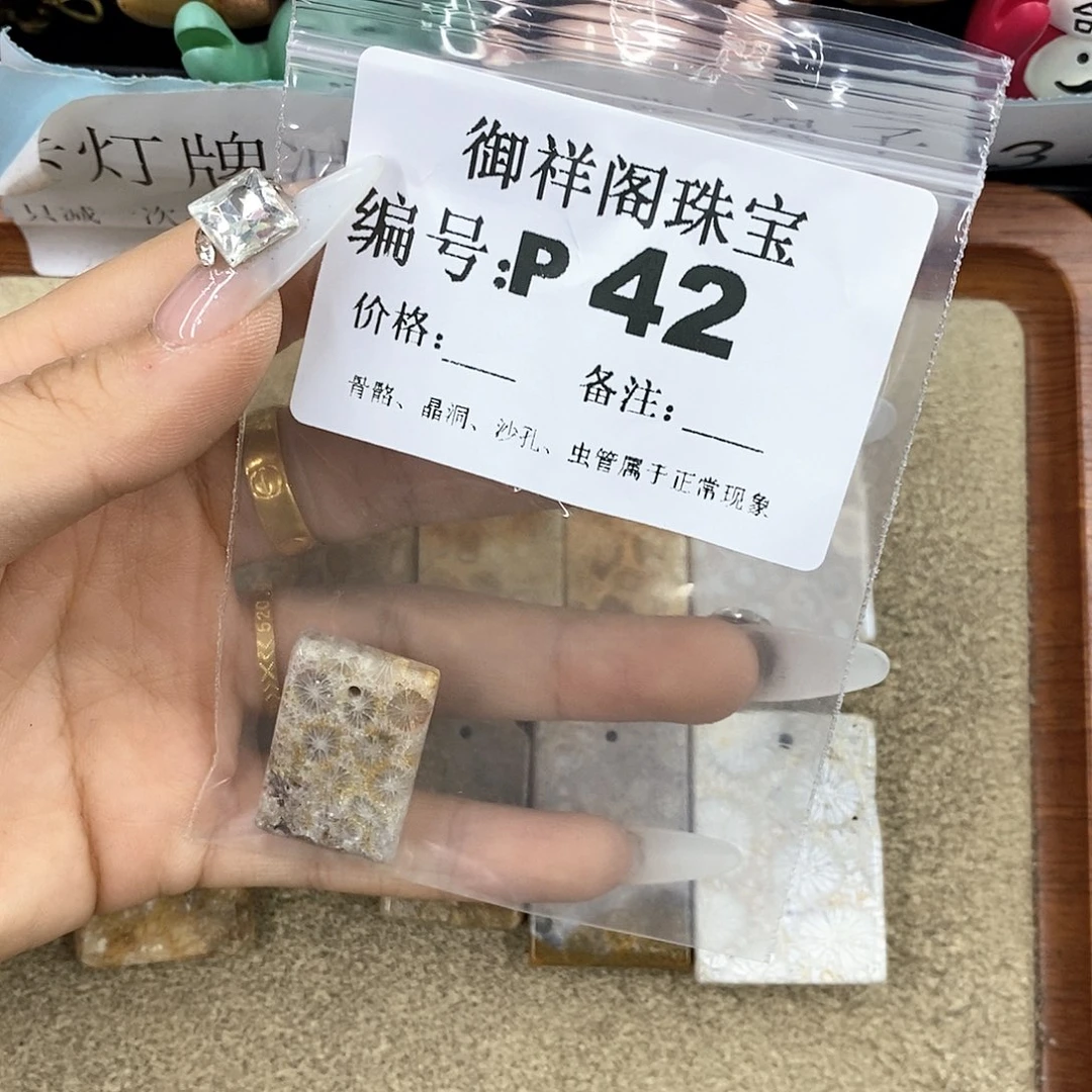 硅化珊瑚（珊瑚玉）z未镶嵌山****y