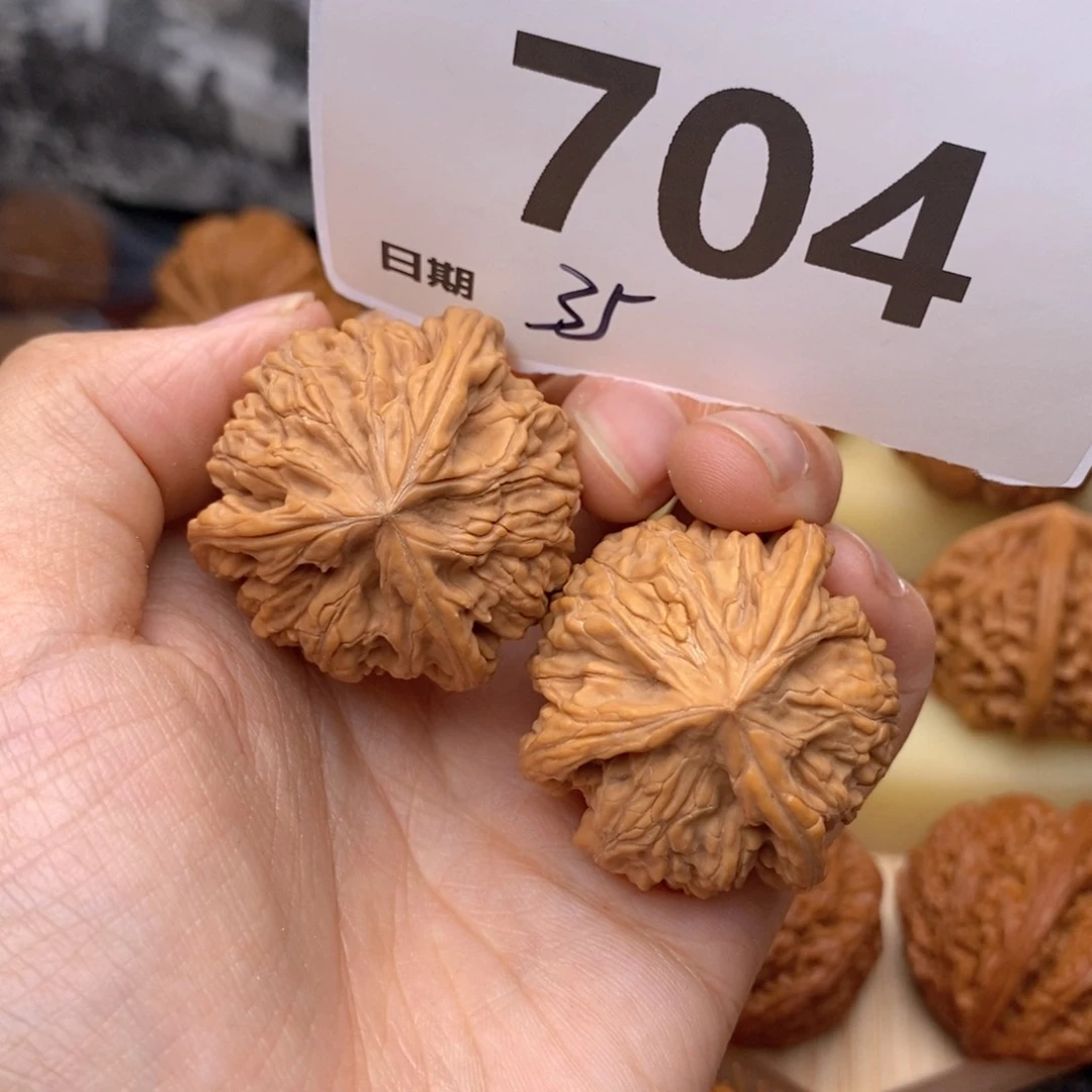 文玩核桃把件704号35全品