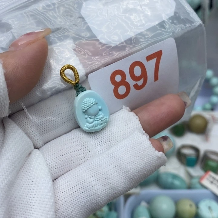未镶嵌绿松石珠宝奇石