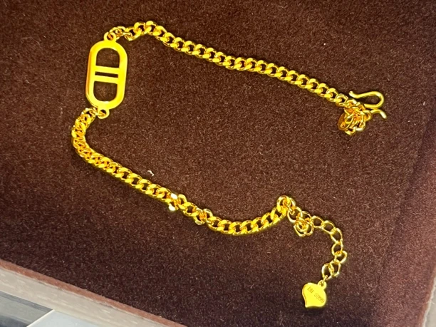 足银手链 足银手链 猪鼻子手链