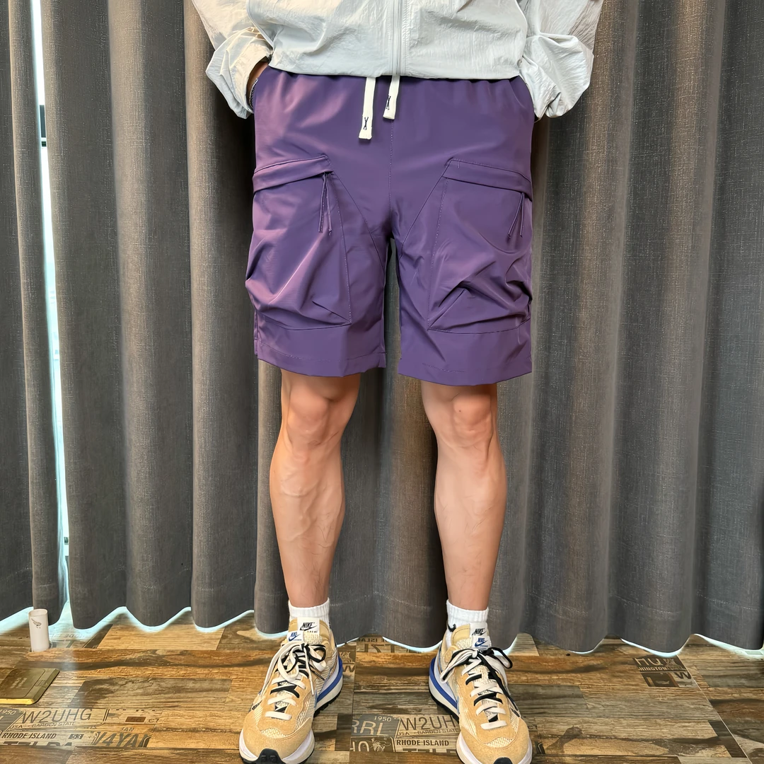 《在野》2025新款夏季男女同款 情侣款5分工装裤休闲运动时尚百搭