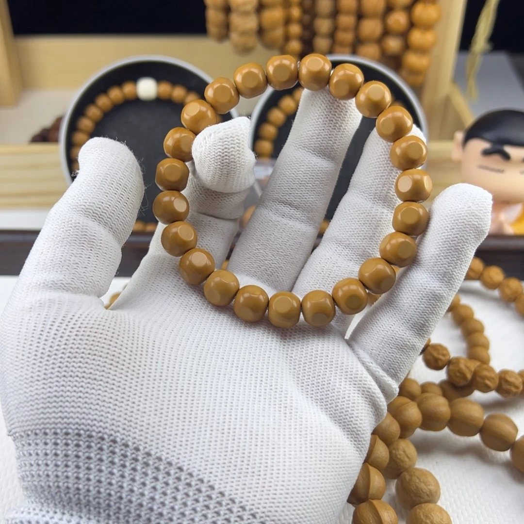 猴头核桃吊坠亮面六方9+mm全品无暇