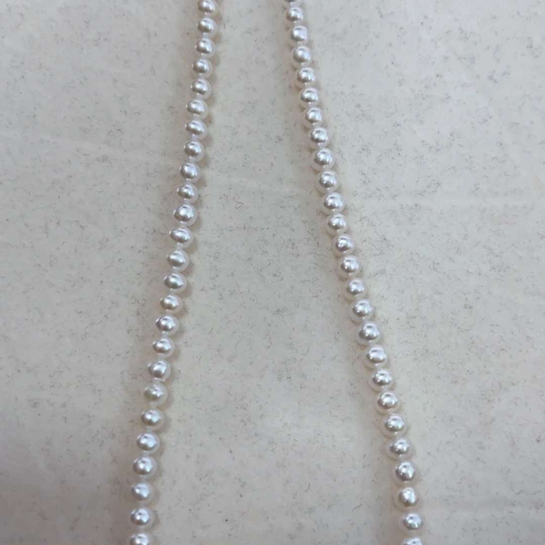 【闪购商品】颈饰银S925镶嵌淡水珍珠4-5