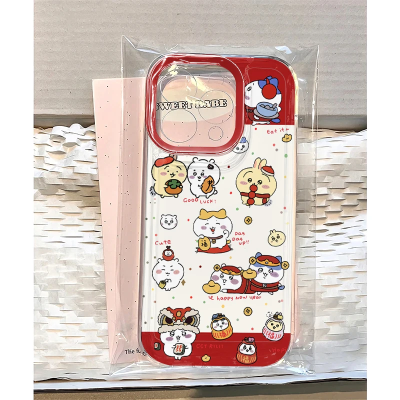 新年吉伊卡哇适用苹果16/13手机壳iPhone15软11华为vivo小米oppo