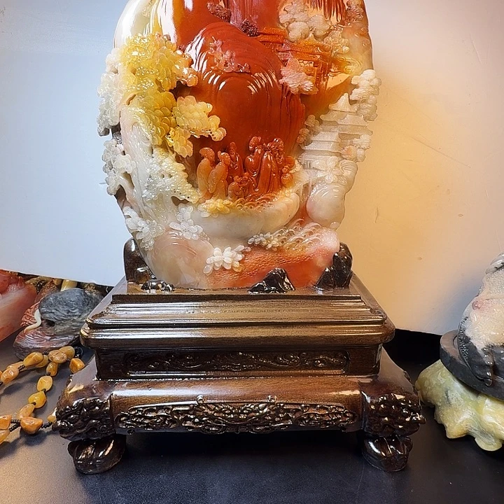 用***6寿山石寿山石工艺品摆件艺术品