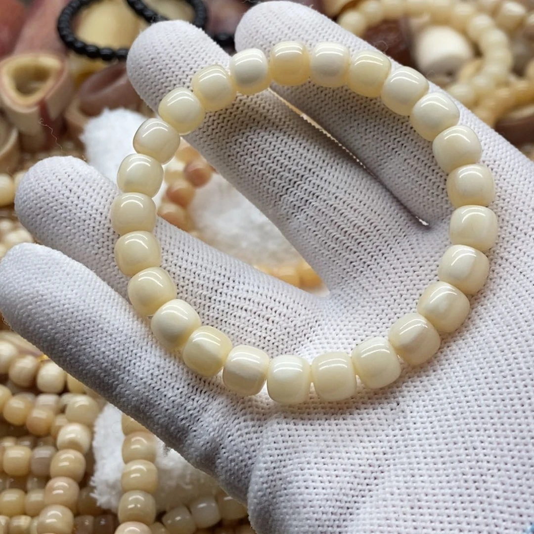 驼骨手串/手链铁***团9毫米驼骨奶皮