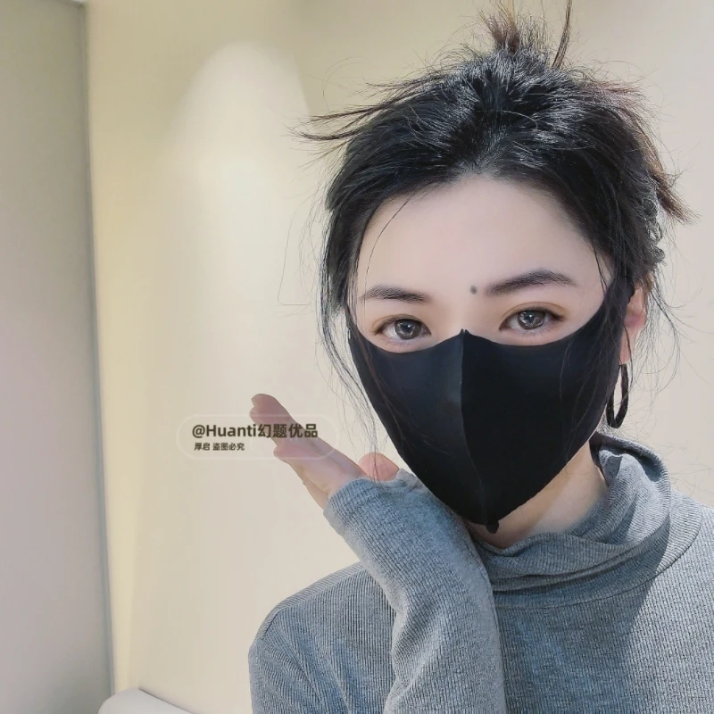 2025夏天新款无痕立体防紫外线护眼角面罩轻薄透气不蹭妆容口罩