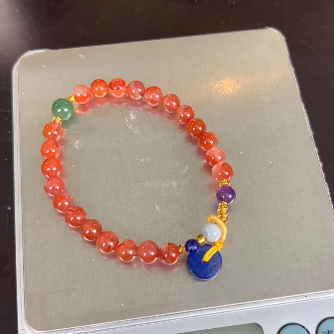 手串未镶嵌南红玛瑙