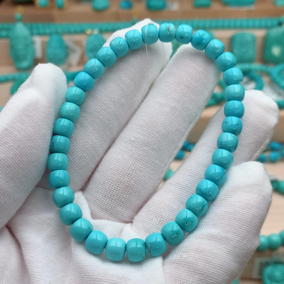 绿松石未镶嵌珠宝奇石6mm