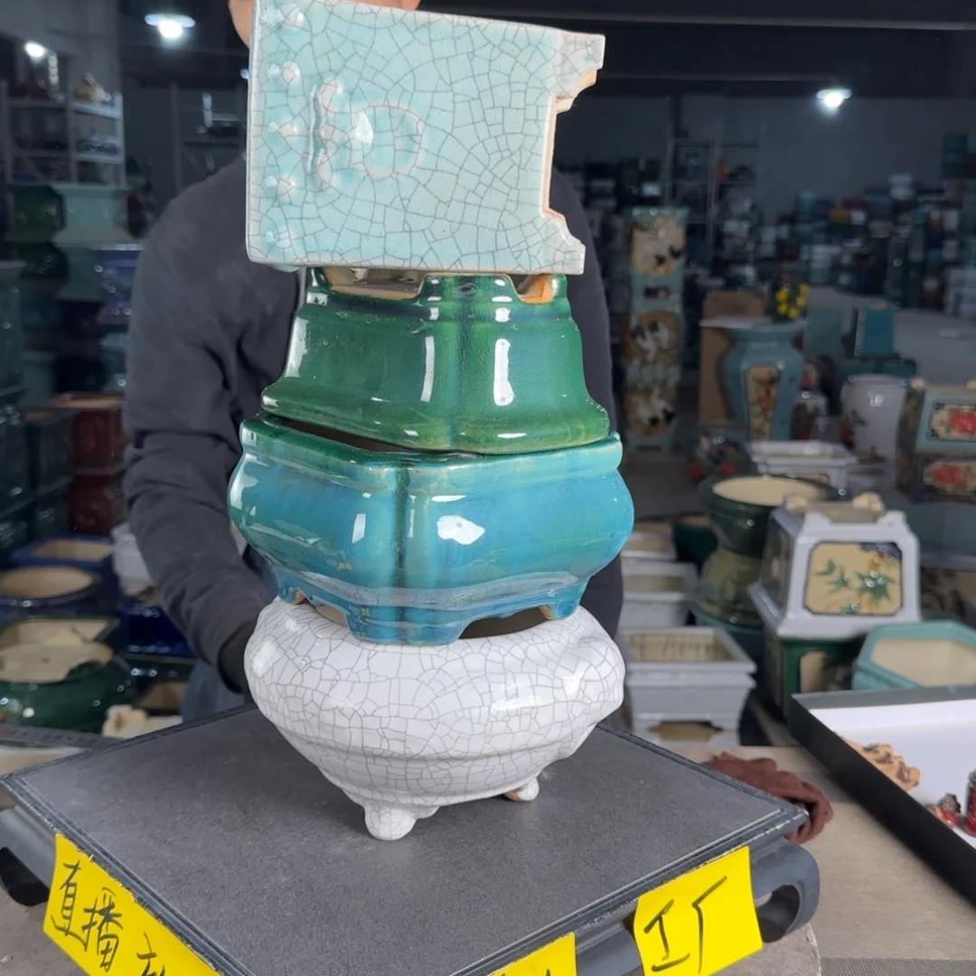 一风堂石湾花盆。微瑕