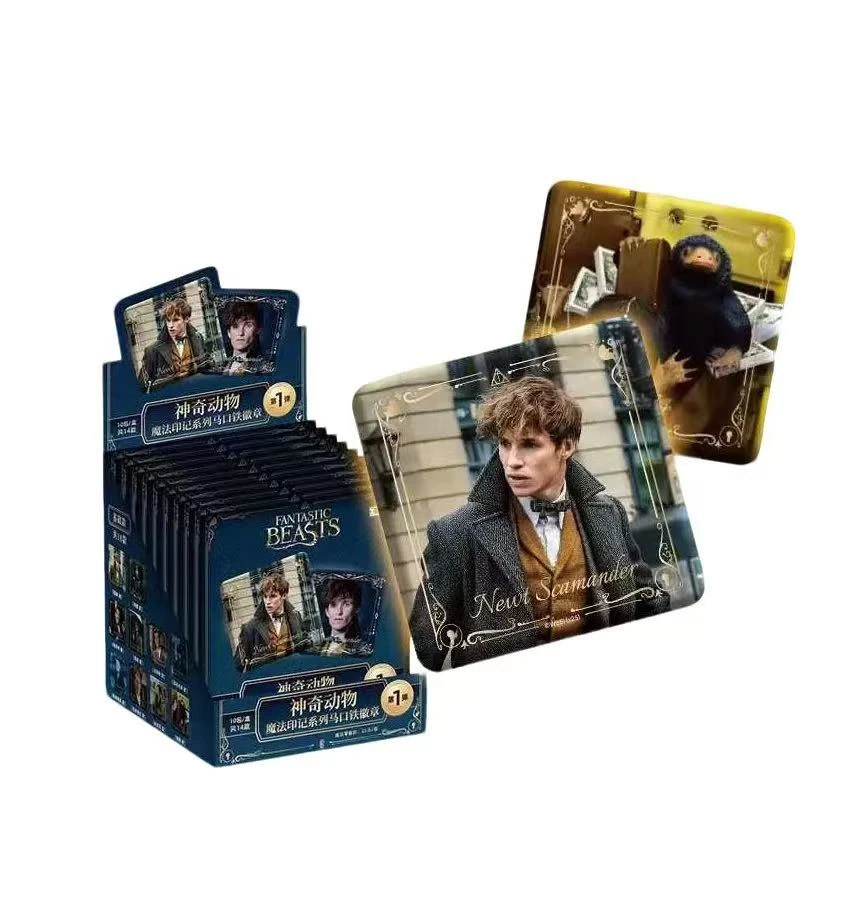 极梦岛神奇动物在哪里魔法印记系列第一弹马口铁徽章吧唧