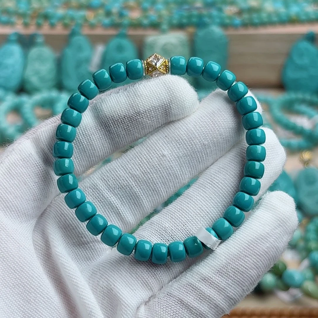 绿松石未镶嵌珠宝奇石（泡油）