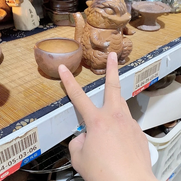 瓷片荷花的一种色彩和颜色一样了……然后