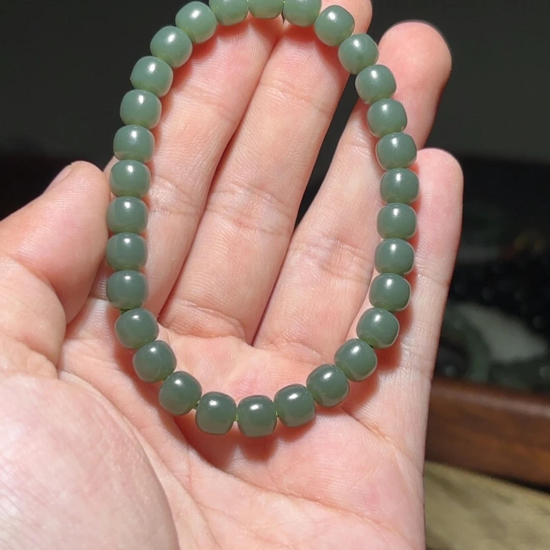 和田玉未镶嵌手链