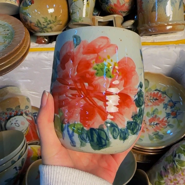 瓷片景德镇陶瓷手工手绘