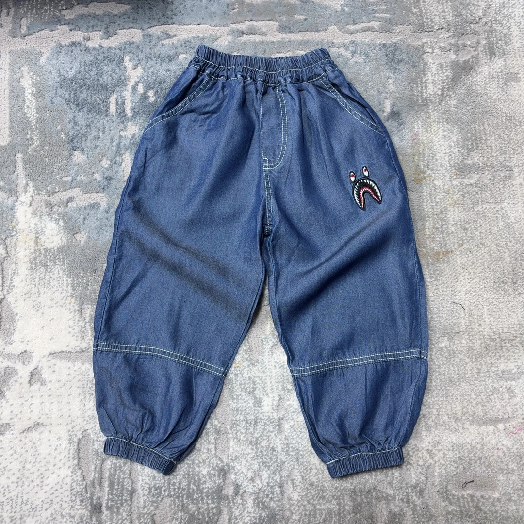 2043【小标鲨鱼】时尚百搭夏季儿童防蚊裤