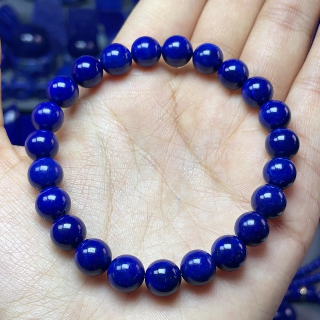 青金石未镶嵌8mm手串