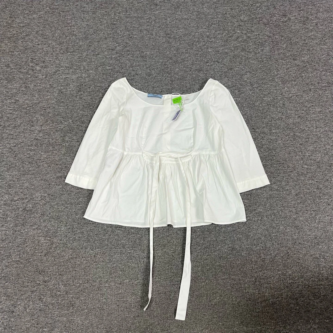 99新 Prada/普拉达 Prada 收腰 衬衫 44码